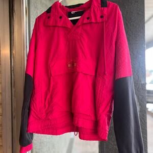 1990s pink/black nike international fleece